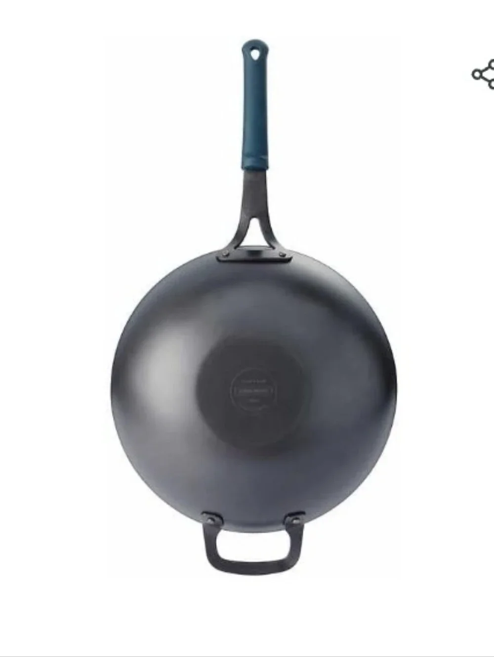 Tramontina 12.5” Carbon Steel Pre-Seasoned Wok 12.5 in 31.7 cm